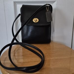Coach Vintage Scooter Messenger Bag Black 9893